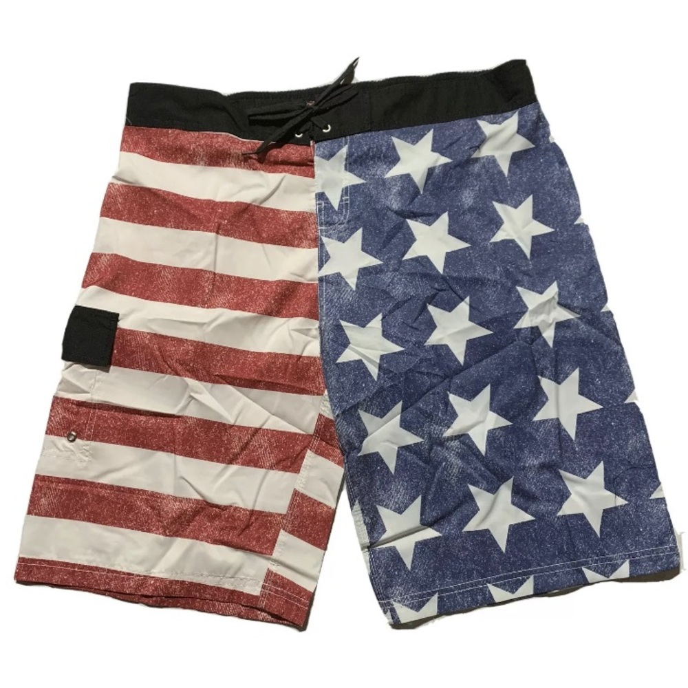 Men's USA Flag Board Shorts Patriotic American